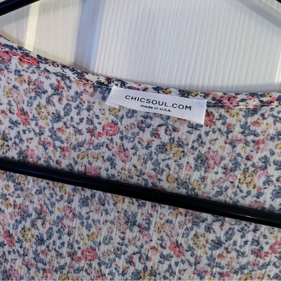 Chic Soul Follow The Road Less Traveled Top, Off White Size 1x - Picture 5 of 7